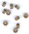 10 2x4mm TierraCast Antique Copper Rococo Spacer Beads