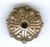 1 6x8.5mm TierraCast Antique Copper Oasis Rondelle Bead