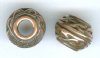 1 6x8mm TierraCast Antique Copper Celtic Spacer Bead