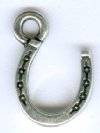 1 17.5mm TierraCast Antique Silver Horseshoe Pendant
