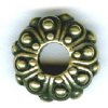 1 5x12mm TierraCast Large Hole Brass Oxide Casbah Bead