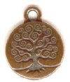 1 15mm TierraCast Antique Copper Tree of Life Pendant