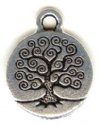 1 15mm TierraCast Antique Silver Tree of Life Pendant