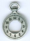1 25mm TierraCast Antique Silver Pocket Watch Pendant
