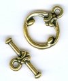 1 12.5mm TierraCast Antique Gold Classic Toggle