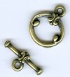 1 12.5mm TierraCast Brass Oxide Classic Toggle