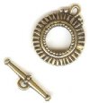 1 17.5mm TierraCast Antique Gold Sunburst Toggle