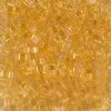 TLHC-0132 5.2 Grams Transparent Light Amber Half Cut Two Hole Miyuki Tila Beads