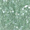 TLHC-0370 5.2 Grams Transparent Seafoam Lustre Half Cut Two Hole Miyuki Tila Beads
