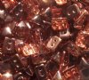 50, 6x4mm Crystal Capri Two Hole Trios Beads