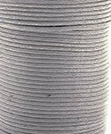 25 Meters of 1mm Zinc Grey Waxed Cotton Cord