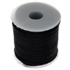 50 Meters of 1mm Black Waxed Cotton Cord