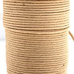 25 Meters of 1mm Natural Waxed Cotton Cord