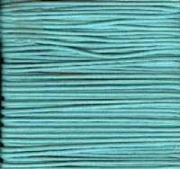 10 Meters of 1.5mm Turquoise Waxed Cotton Cord