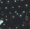 50 12x12mm Black Oval Wood Beads