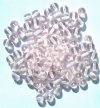 50 6mm Round Transparent Rosaline Glass Beads