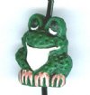 1 10x11mm Ceramic Frog Bead