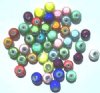 40 6mm Round Mixed Miracle Beads