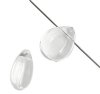 22, 12x15mm Crystal Flat Drops