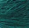 1 Hank of 11/0 Transparent Teal Seed Beads