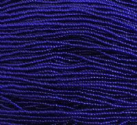 1 Hank of 11/0 Transparent Royal Blue Seed Beads