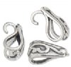  SS6013 1 11x6mm Sterling Hook Bail with Swirl