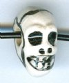 1 6x12mm Day of the Dead Skull Bead
