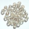 25 8mm Faceted Crystal Clarit Firepolish Beads