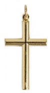 1 35x20mm Gold Cross Pendant