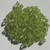 100 6mm Transparent Olive Glass Bicone Beads