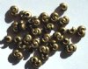 100 4mm Antique Gold Crimp Covers