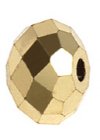 4 6mm Preciosa Aurum Full Coat Bellatrix Beads