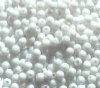 500 4mm Opaque White Acrylic Beads