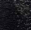 1 Hank of 10/0 Two-Cut Opaque Black Seed Beads