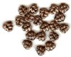 20 7x7mm Antique Copper Metal Leaf Beads
