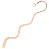 1 156mm Copper Plated Squiggle Bookmark