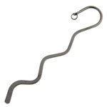 1 156mm Gunmetal Plated Squiggle Bookmark