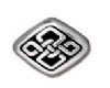 1 12x4mm TierraCast Flat Antique Silver Diamond Bead with Celtic Knot Design