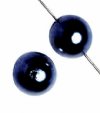 20 12mm Dark Purple Glass Pearl Beads
