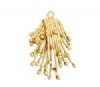 1 Anti-Tarnish Brass 30x20mm Spray Pendant