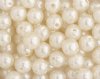 100 8mm Pearl Cream Round Acrylic Beads