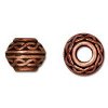 1 6x8mm TierraCast Antique Copper Celtic Spacer Bead