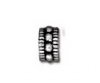 10 2x4mm TierraCast Antique Silver Rococo Spacer Beads