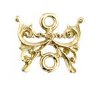 1 12mm Anti-Tarnish Brass Butterfly Link