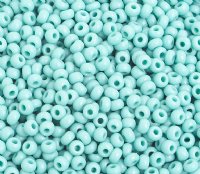 50g 8/0 Opaque Turquoise Seed Beads
