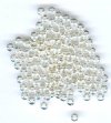 144 2x3mm Bright Silver Metal Rondelle Beads