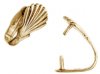1 13mm Anti-Tarnish Brass Shell Pinch Bail
