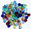 100 6x3mm Transparent AB Disk Bead Mix