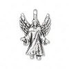 1 20x13mm Antique Silver Angel With Outstretched Arms Pendant