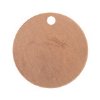 1, 19mm Round Copper Stamping Blank with Hole